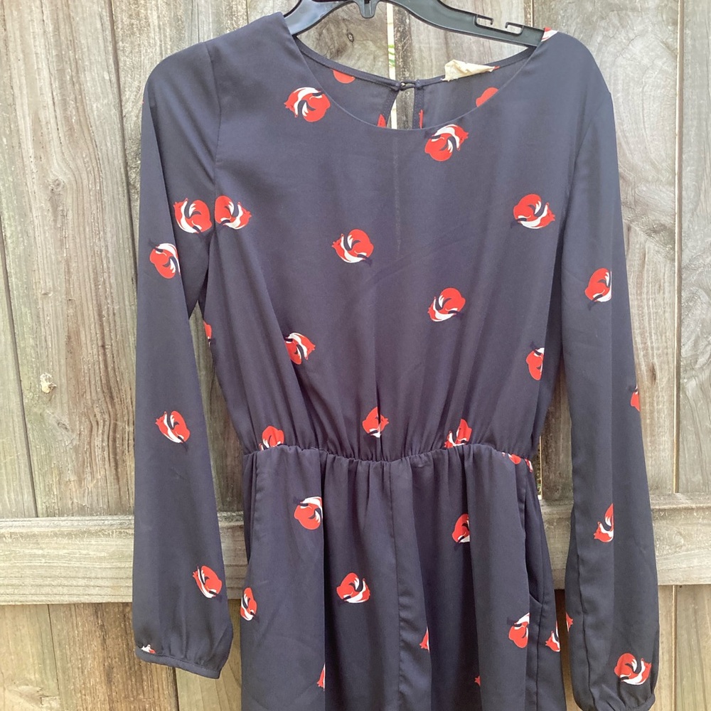 Everly grey fox romper